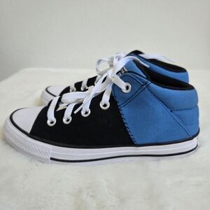 Converse Chuck Taylor All Star Youth Boy's Slip on Shoes Size 4 Royal Blue/Black